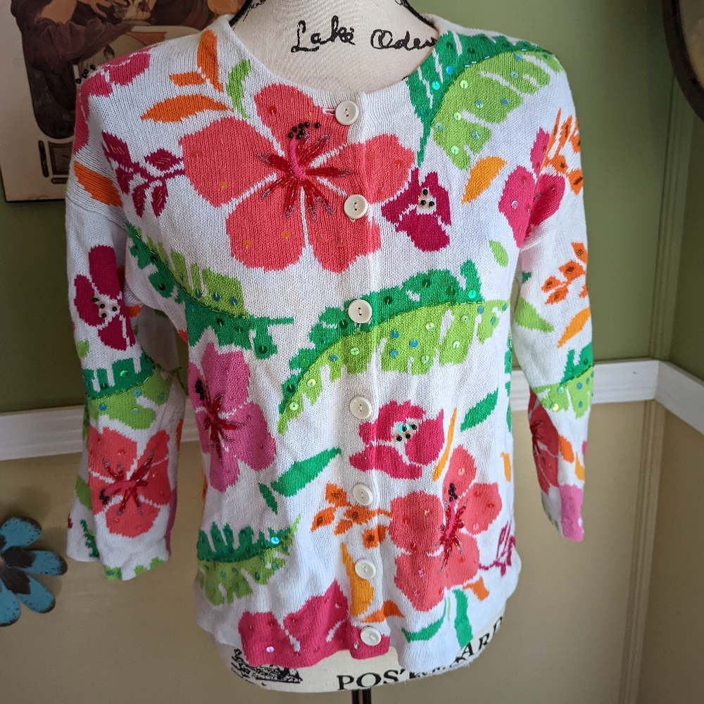Vintage Janes Closet sweater/ cardigan